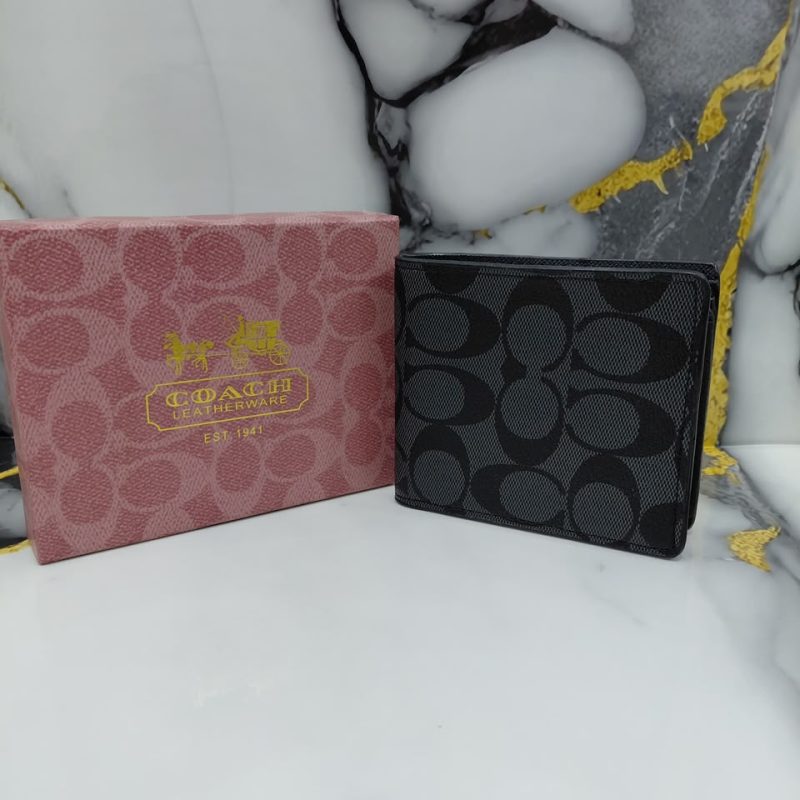 Dompet Coach Wallet With Box Black Edition C1260 VIP Grade 1:1 (Kode: DMT025)
