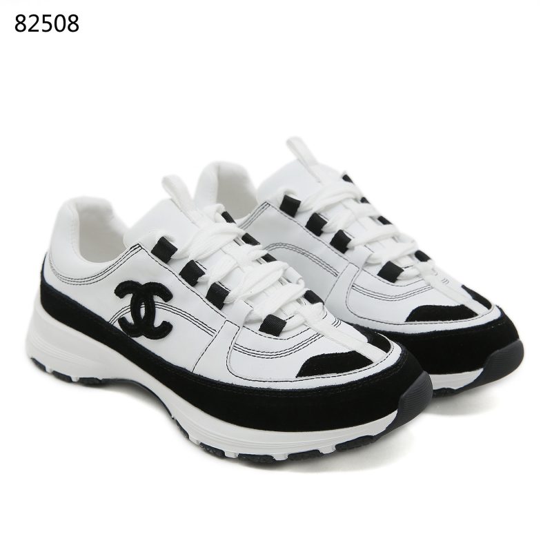 Sepatu Chanel Sneakers Shoes 82508 Platinum (Kode: SCH047)