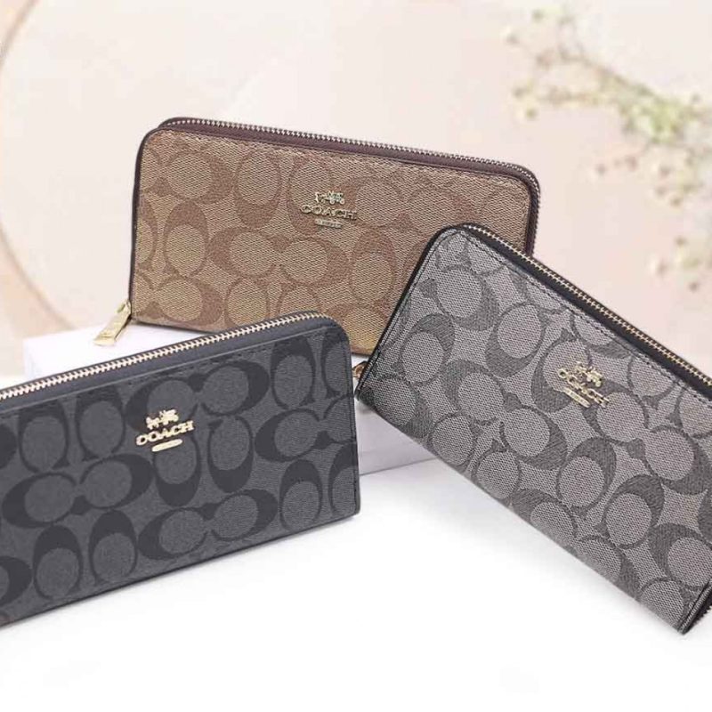 Dompet Coach 1 Seleting 60017 Semi Premium (Kode: DMT031)