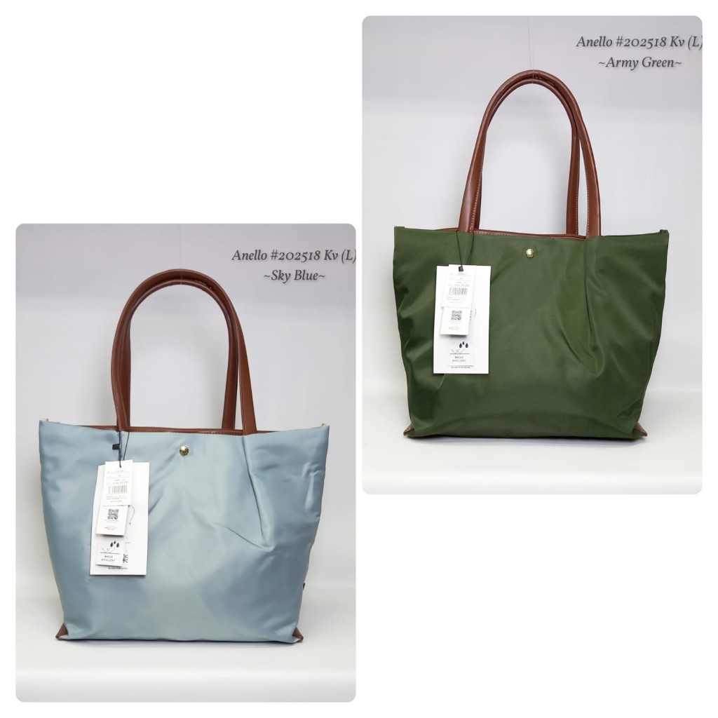 Tas Anello Legato Largo Shoulder Comfort Series Tote Bag 202518 Kv (L) Mirror Like Ori (Kode: ANL107)