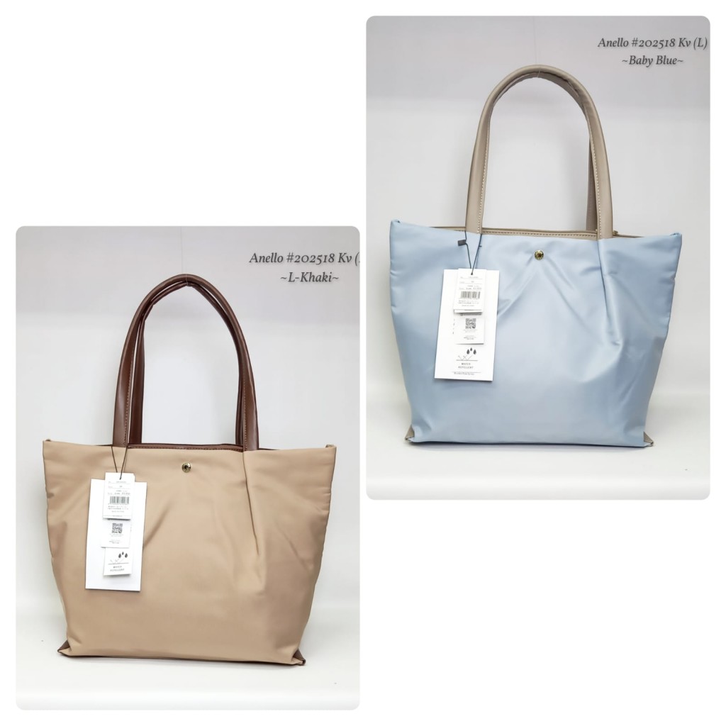 Tas Anello Legato Largo Shoulder Comfort Series Tote Bag 202518 Kv (L) Mirror Like Ori (Kode: ANL107)