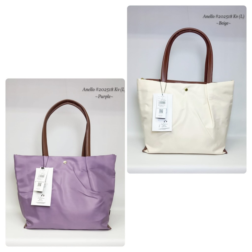 Tas Anello Legato Largo Shoulder Comfort Series Tote Bag 202518 Kv (L) Mirror Like Ori (Kode: ANL107)