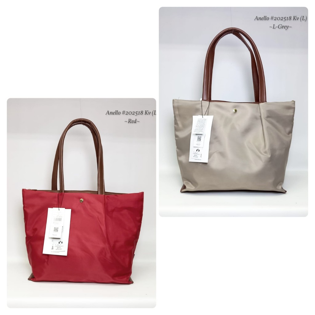 Tas Anello Legato Largo Shoulder Comfort Series Tote Bag 202518 Kv (L) Mirror Like Ori (Kode: ANL107)