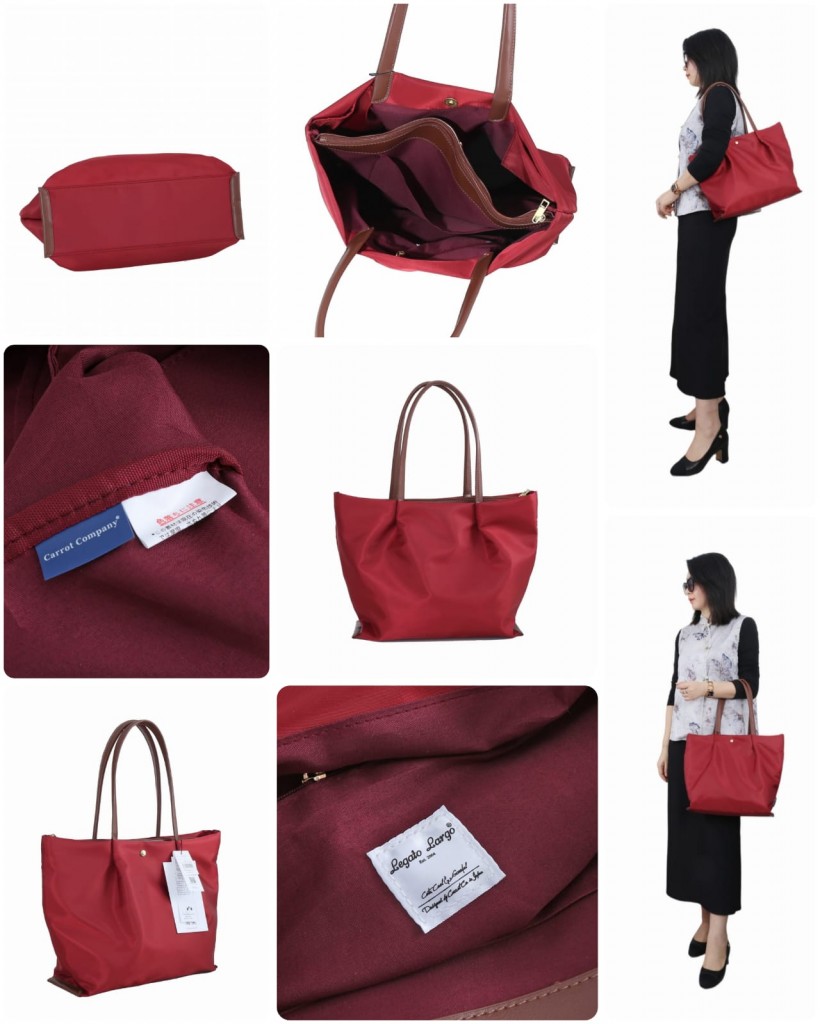 Tas Anello Legato Largo Shoulder Comfort Series Tote Bag 202518 Kv (L) Mirror Like Ori (Kode: ANL107)