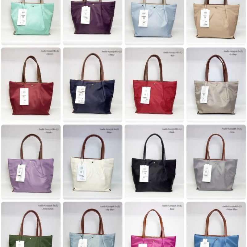 Tas Anello Legato Largo Shoulder Comfort Series Tote Bag 202518 Kv (L) Mirror Like Ori (Kode: ANL107)