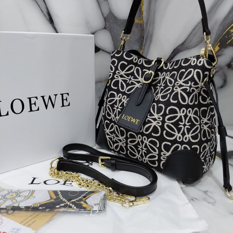 Tas Loewe Monogram Black Edition LW729 VIP Grade 1:1 (Kode: LOW005)