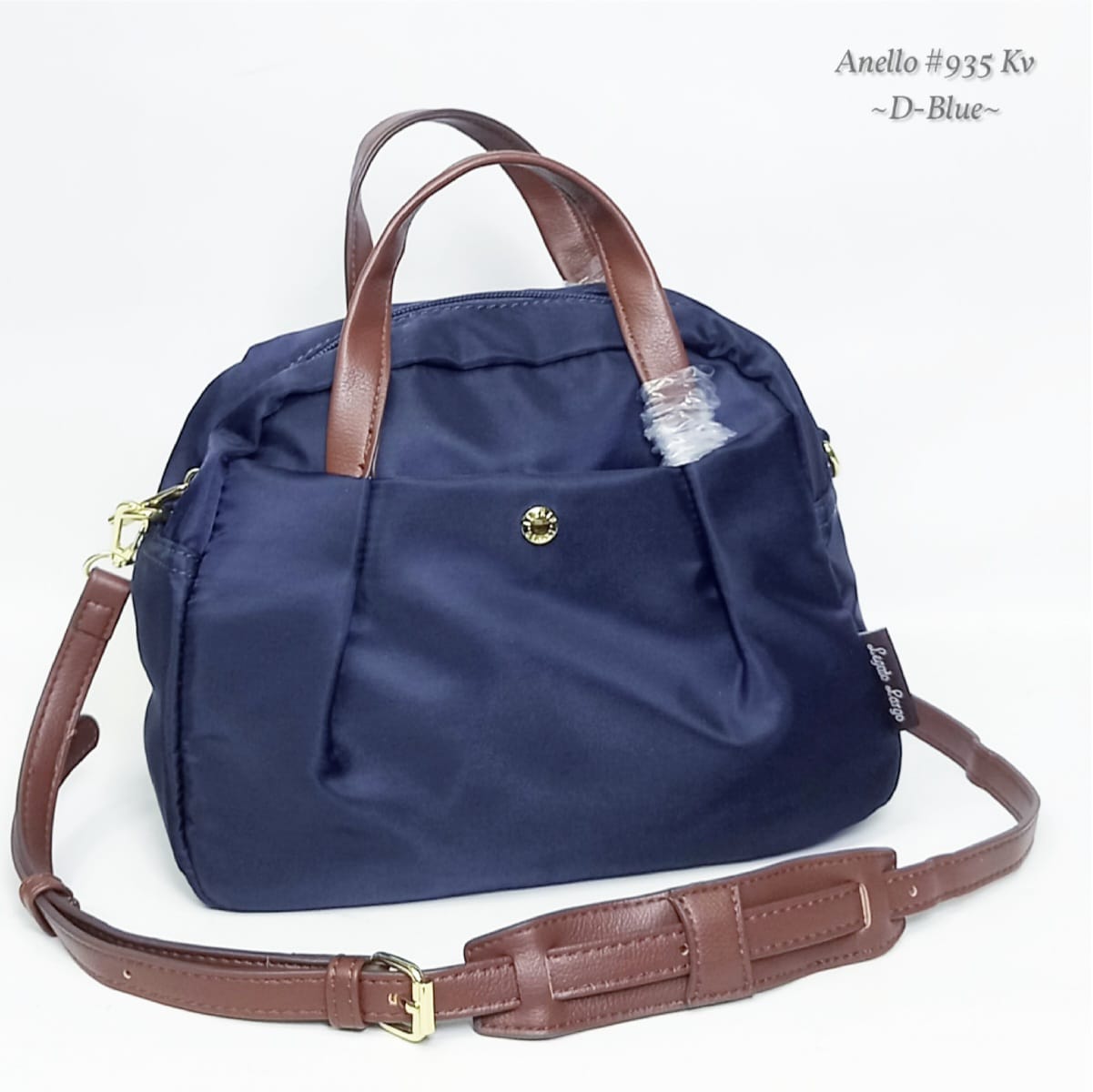 Tas Anello Legato Largo 2-Way Boston Shoulder Bag Anello 935YJ Mirror Like Ori (Kode: ANL109)