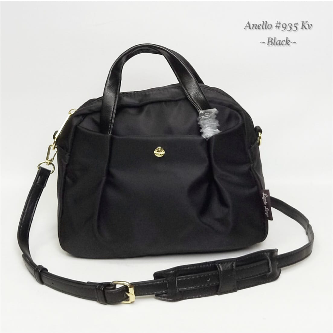 Tas Anello Legato Largo 2-Way Boston Shoulder Bag Anello 935YJ Mirror Like Ori (Kode: ANL109)