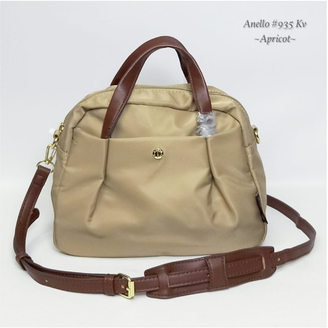 Tas Anello Legato Largo 2-Way Boston Shoulder Bag Anello 935YJ Mirror Like Ori (Kode: ANL109)