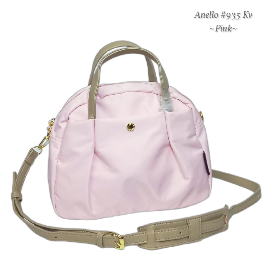 Tas Anello Legato Largo 2-Way Boston Shoulder Bag Anello 935YJ Mirror Like Ori (Kode: ANL109)