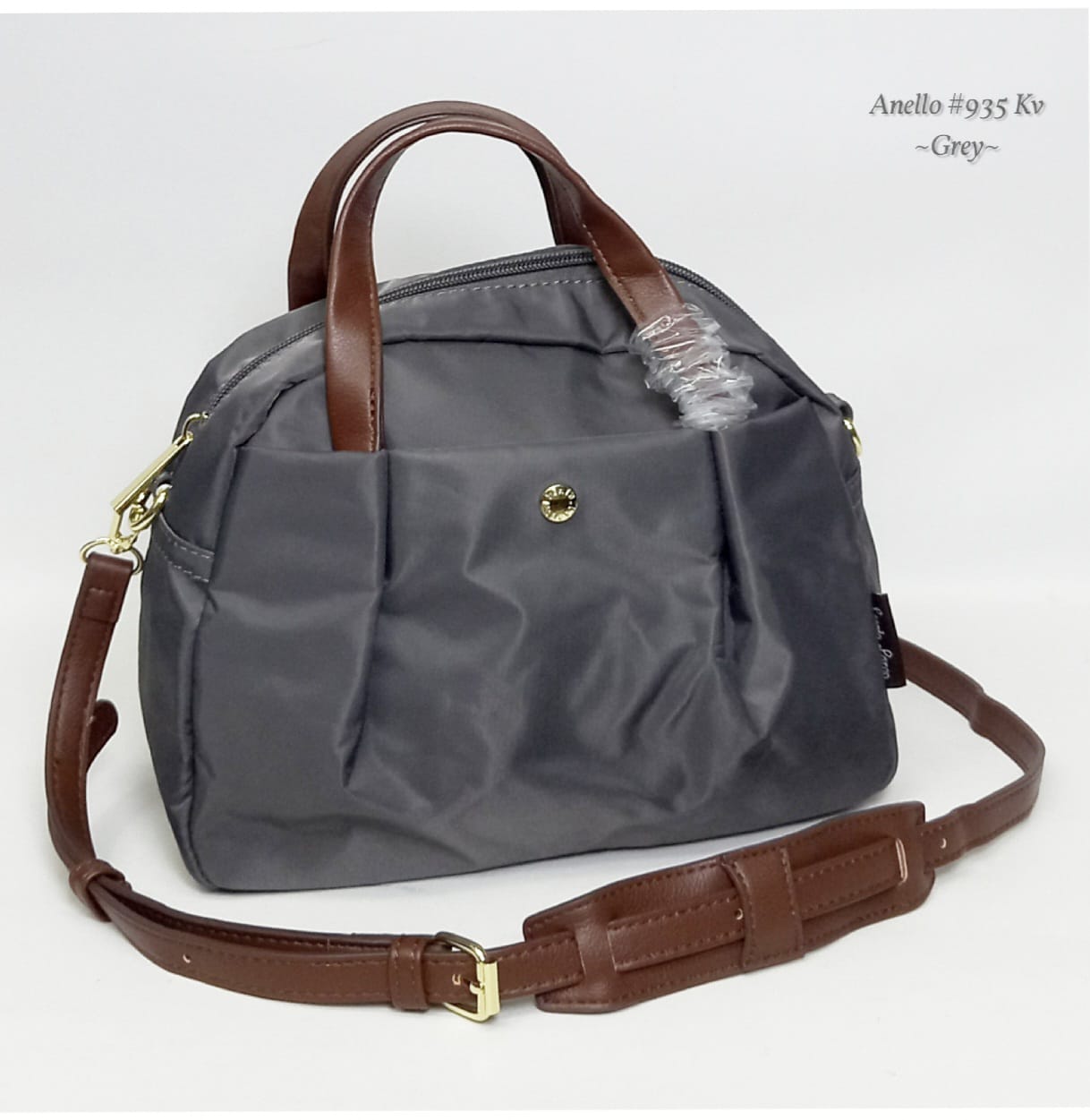 Tas Anello Legato Largo 2-Way Boston Shoulder Bag Anello 935YJ Mirror Like Ori (Kode: ANL109)