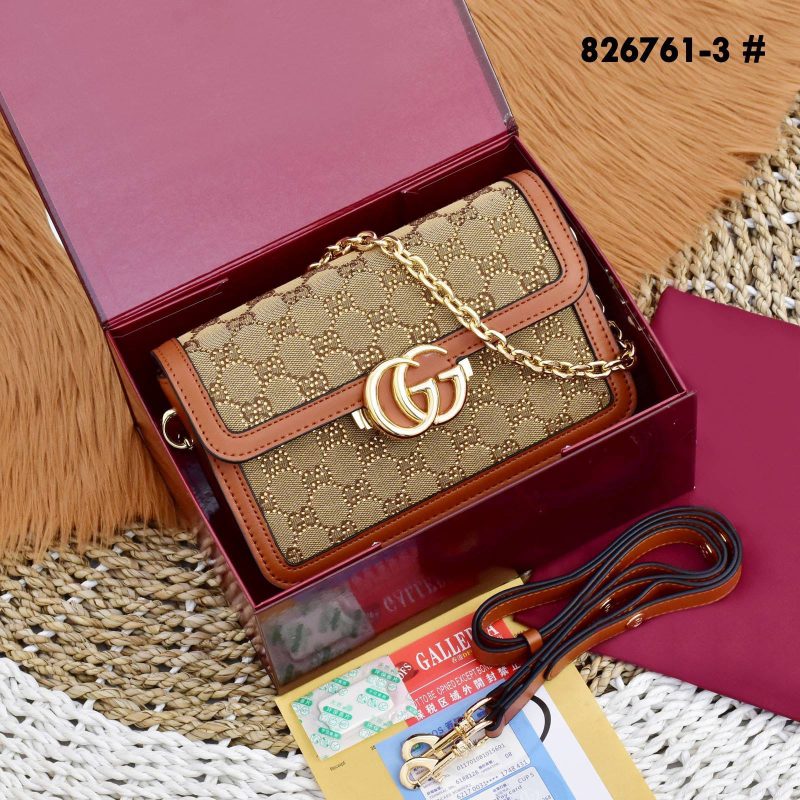 Tas Gucci Bag Mirror Quality 826761-3 Mirror Like Original 1:1 (Kode: GUC1215)