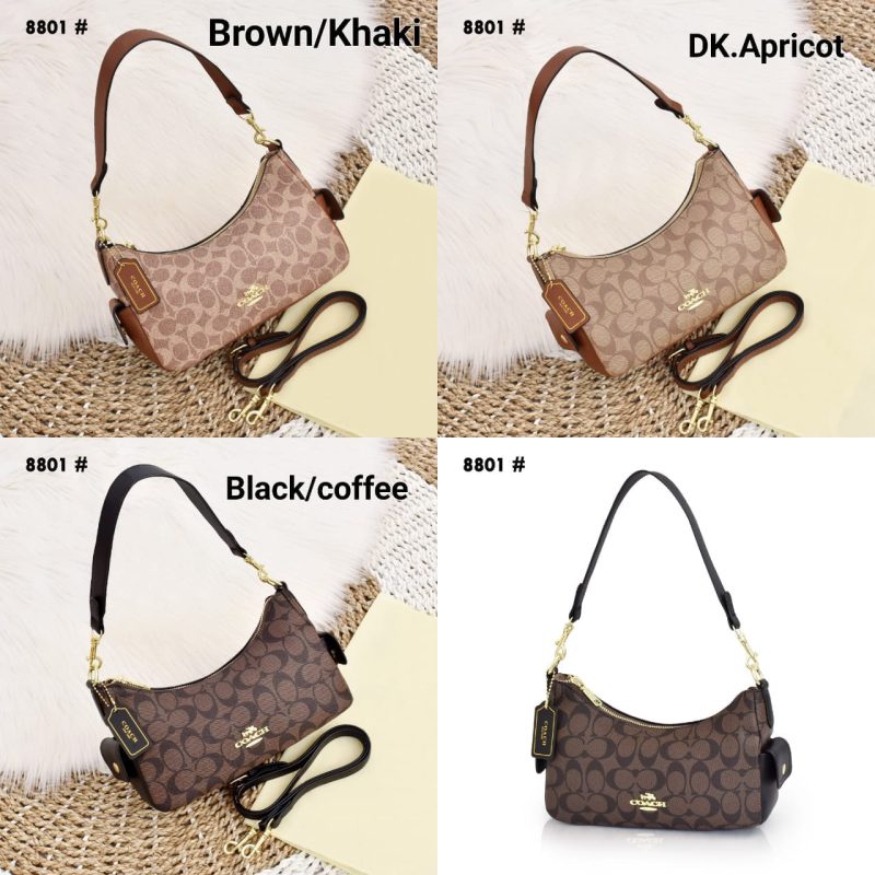 Tas Coach Tote Bag 8801 Platinum Like Ori (Kode: COA1374)