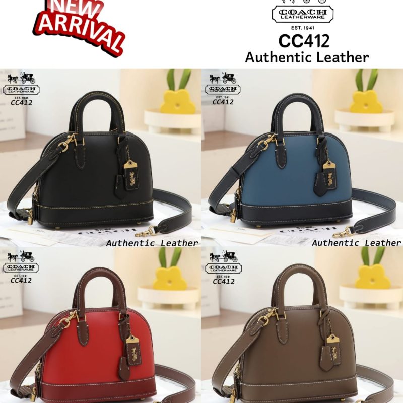 Tas Coach Classic Revel Silhouette Satchel Top Handle CC412 Ori Mirror (Kode: COA1397)