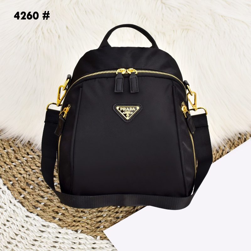Tas Prada Ransel Bag 4260 Platinum Like Ori (Kode: PRA347)