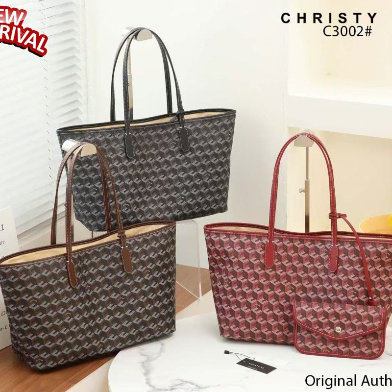 Tas Christy Ng Russo Medium Tote Bag C3002 Original Reference Like Ori (Kode: FAS771)