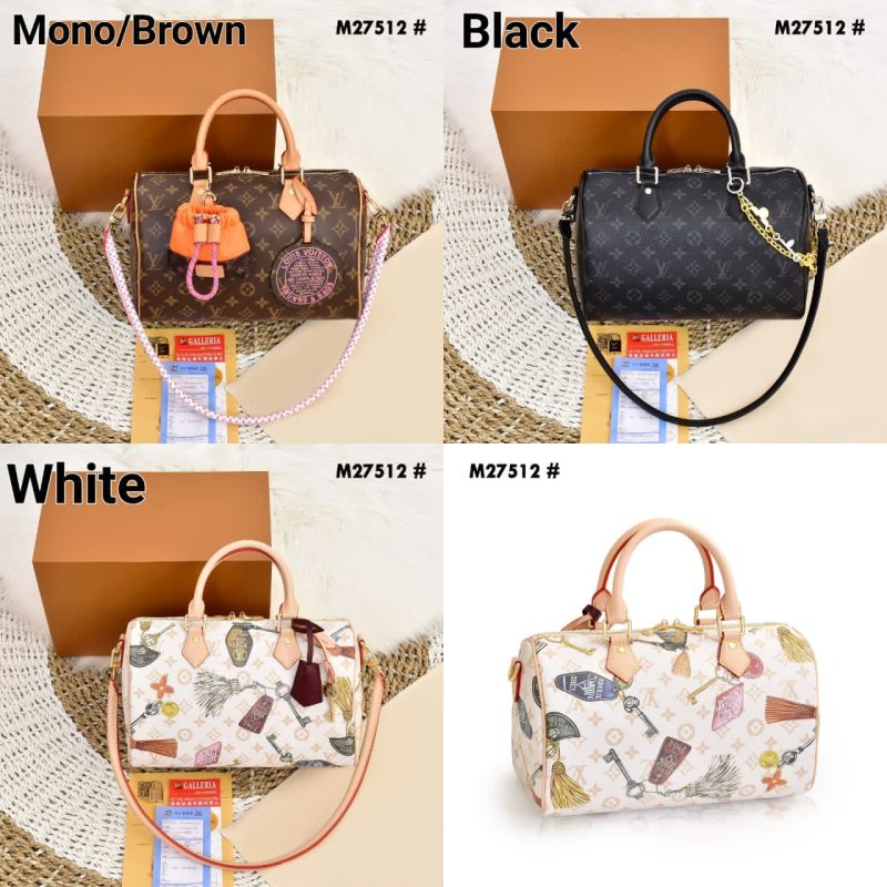 Tas Louis Vuitton Speedy Bag M27512 Platinum Like Ori (Kode: LVT1536)