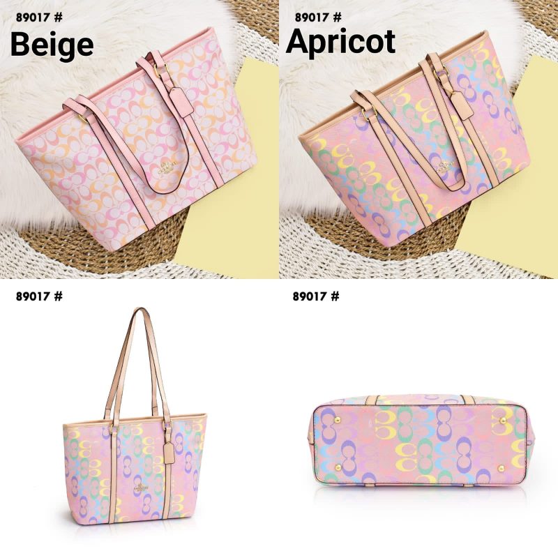 Tas Coach Tote Bag 89017 Platinum Like Ori (Kode: COA1399)