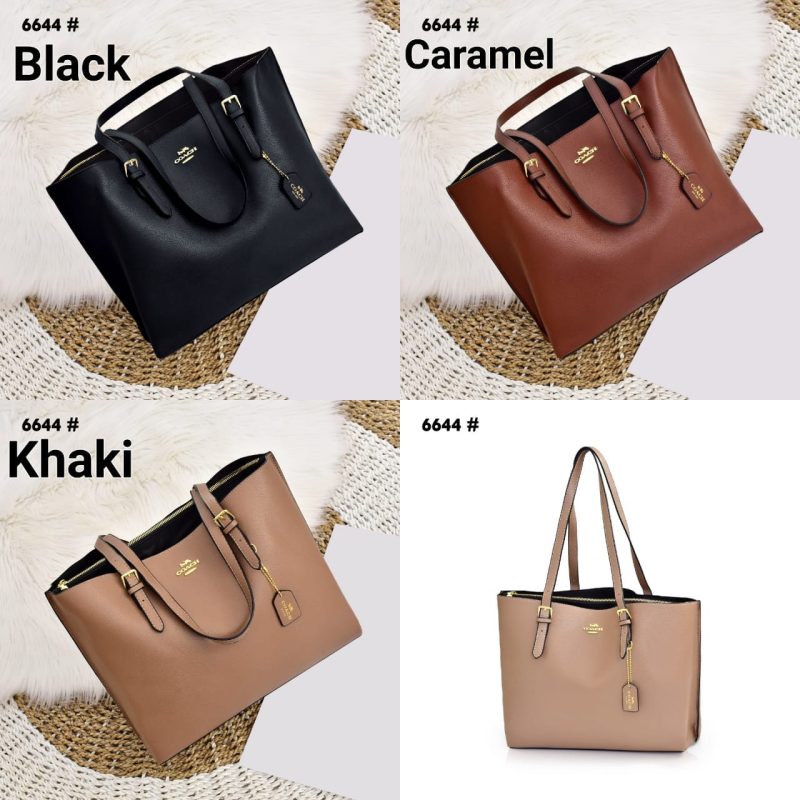 Tas Coach Tote Bag 6644 Platinum Like Ori (Kode: COA1403)