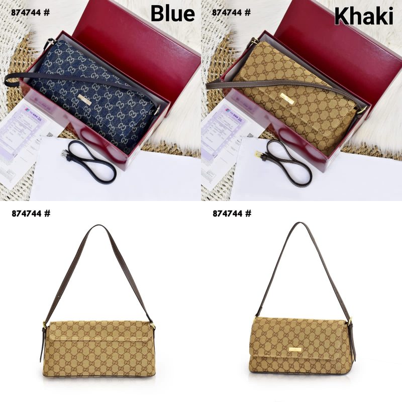 Tas Gucci Flap Bag 874744 Platinum Like Ori (Kode: GUC1244)