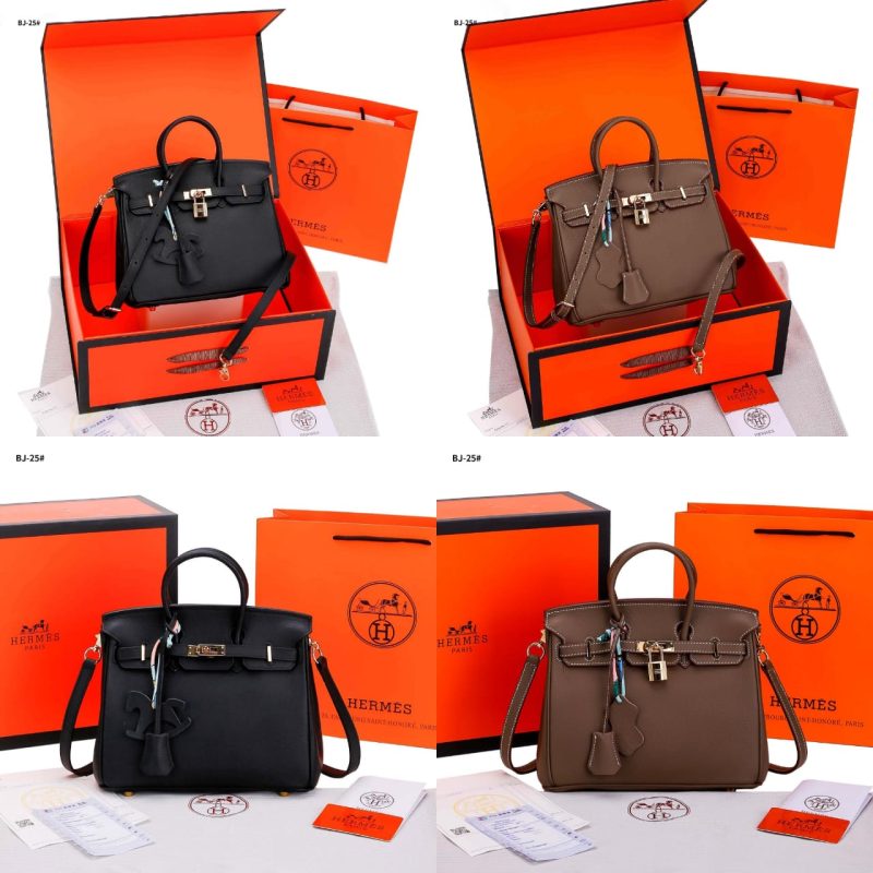 Tas Hermes Birkin Sellier 25 Clemence Leather Bag's BJ-25 Mirror 1:1 (Kode: HER961)