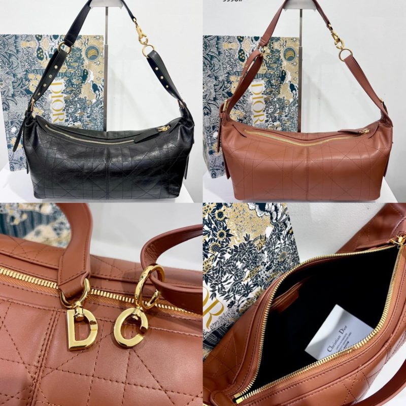 Tas Dior D-Journey Bag in Crinkled Calfskin Bag's 9990 Mirror (Kode: CDR843)
