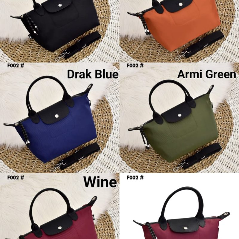 Tas Longchamp Tote Bag F002 Platinum Like Ori (Kode: LGC172)